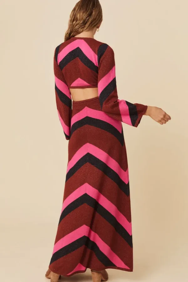 Plum Mylee Knit Gown Fashion