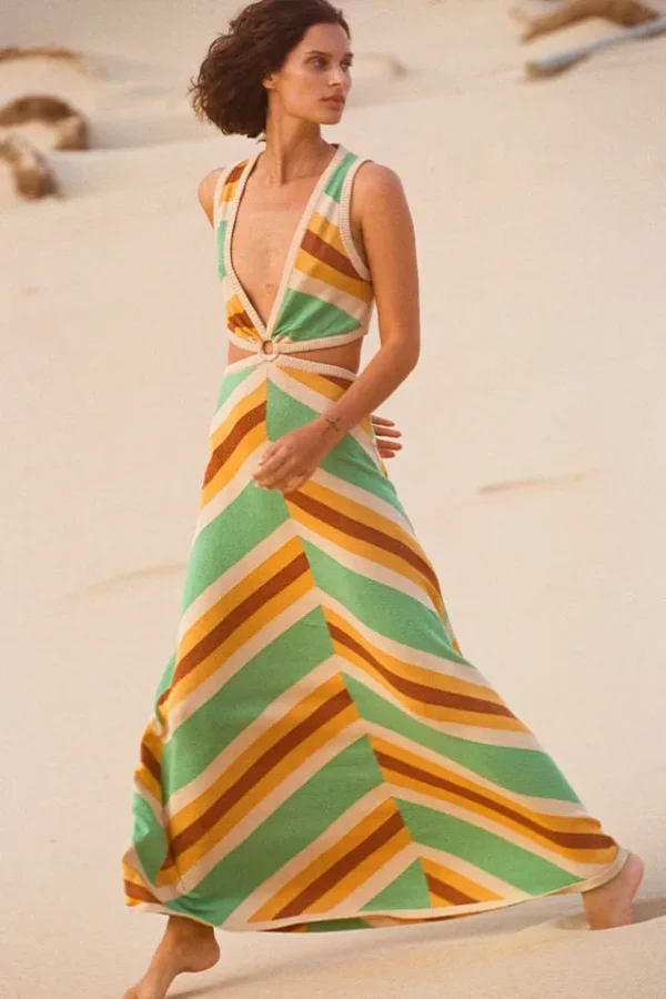 Jade Mylee Knit Sleeveless Gown Clearance
