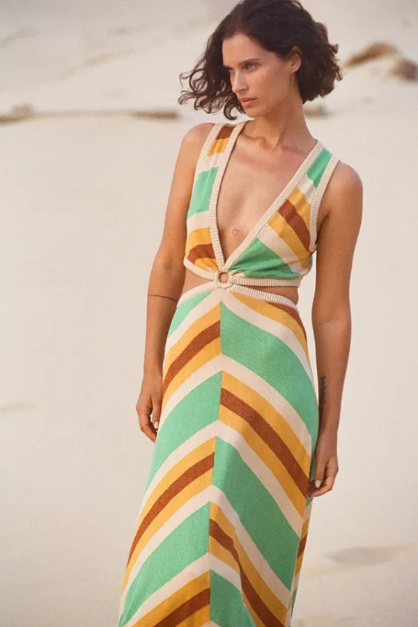 Jade Mylee Knit Sleeveless Gown Clearance
