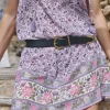 Black Neverland Leather Belt Flash Sale