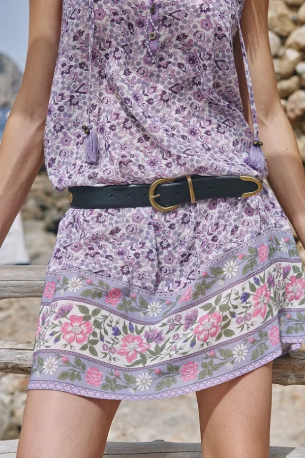 Black Neverland Leather Belt Flash Sale