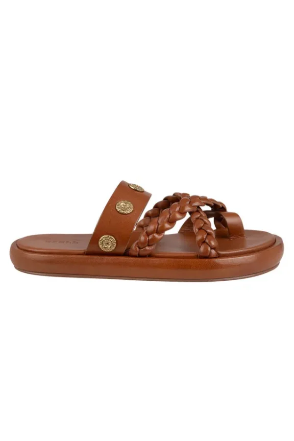 Tan Neverland Leather Sandal Flash Sale