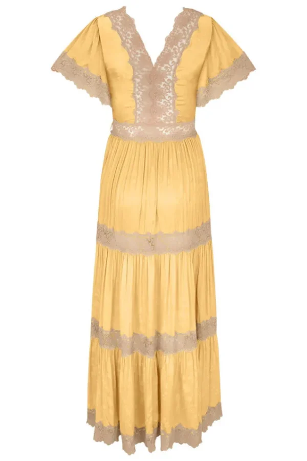 Lemon Ocean Gown Hot