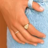 Gold Pisces Stargazer Zodiac Ring Cheap