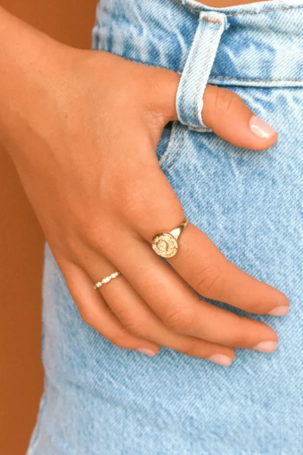 Gold Pisces Stargazer Zodiac Ring Cheap