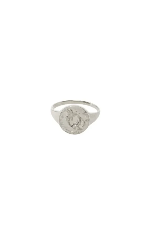 Sterling Silver Pisces Stargazer Zodiac Ring Online