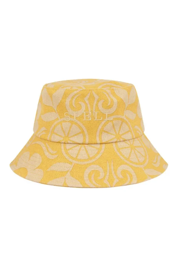 Mustard Pomelia Bucket Hat Sale
