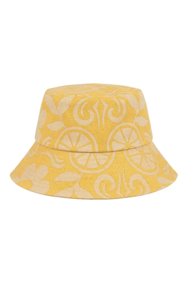 Mustard Pomelia Bucket Hat Cheap