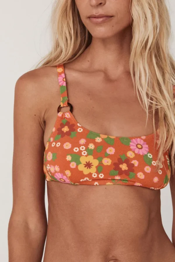 Retro Pomelia Ring Scoop Top Hot