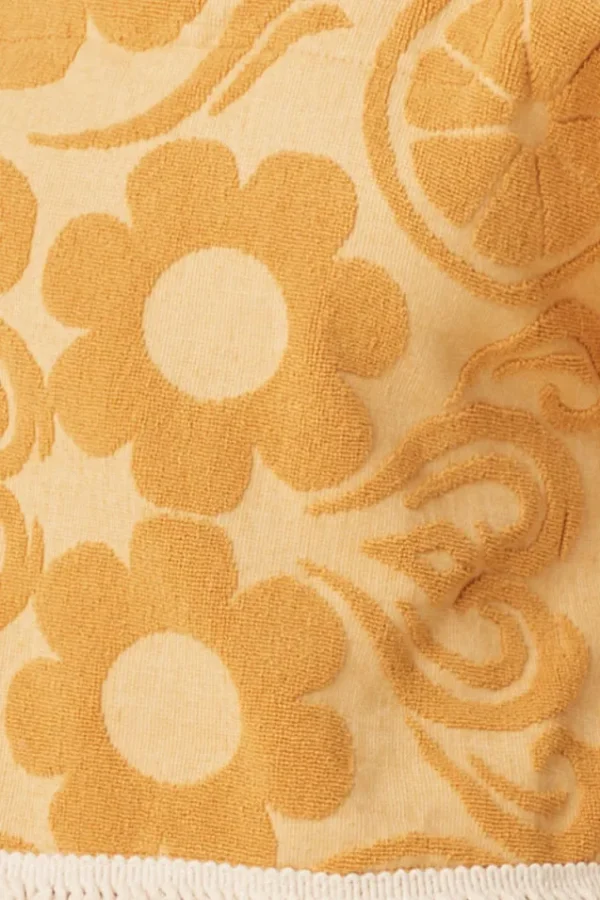 Mustard Pomelia Terry Throw Over Top Sale