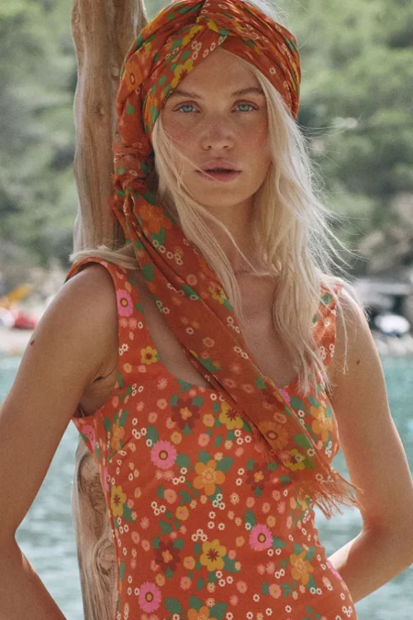 Retro Pomelia Travel Scarf Fashion