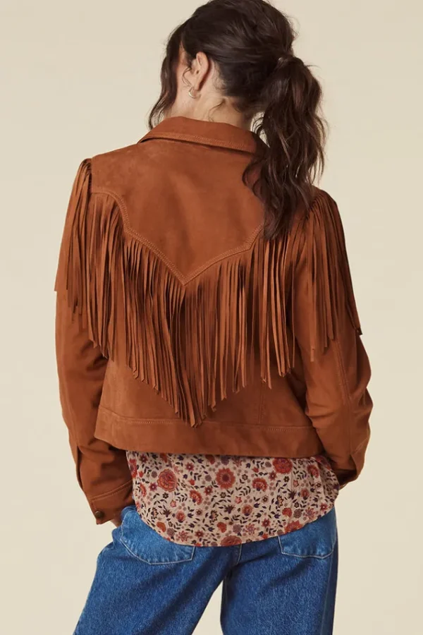 Tobacco Rider Suede Tassel Jacket Fashion