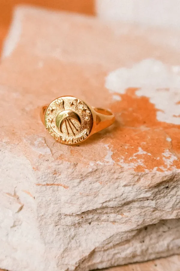 Gold Sagittarius Stargazer Zodiac Ring Best