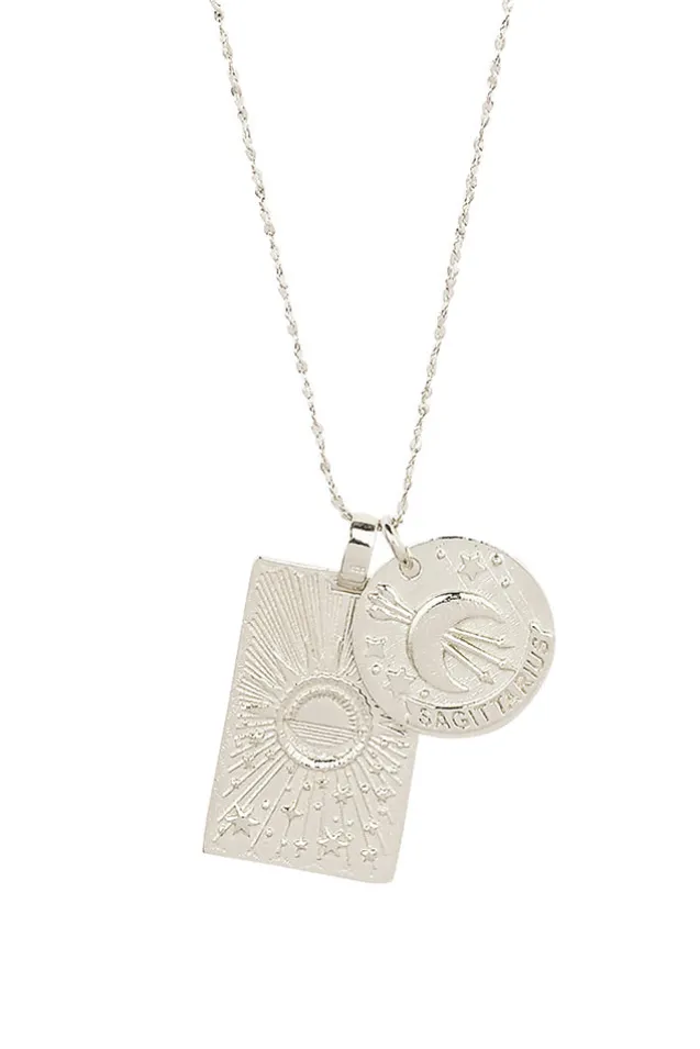 sagittarius_stargazer_zod_3.webp Silver Sagittarius Stargazer Zodiac Necklace Outlet