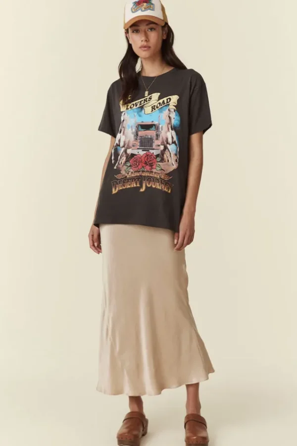 Sand Saint Lucia Bias Skirt New