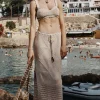 Natural Salina Crochet Midi Skirt Best