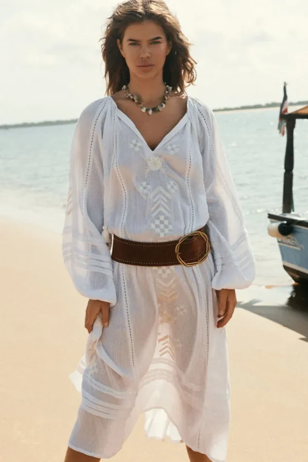 White Sandbar Gown Cheap