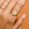 Gold Scorpio Stargazer Zodiac Ring New
