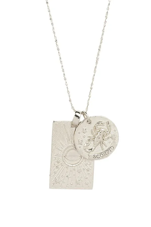 Silver Scorpio Stargazer Zodiac Necklace Store