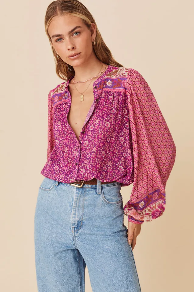 sienna_blouse_3.webp Fuchsia Sienna Blouse Sale