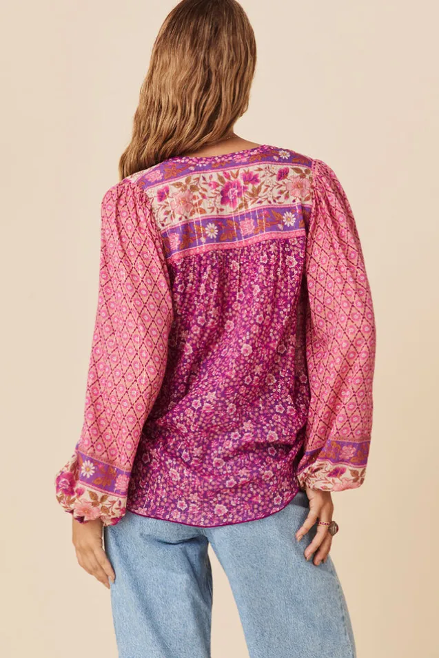 sienna_blouse_5.webp Fuchsia Sienna Blouse Sale