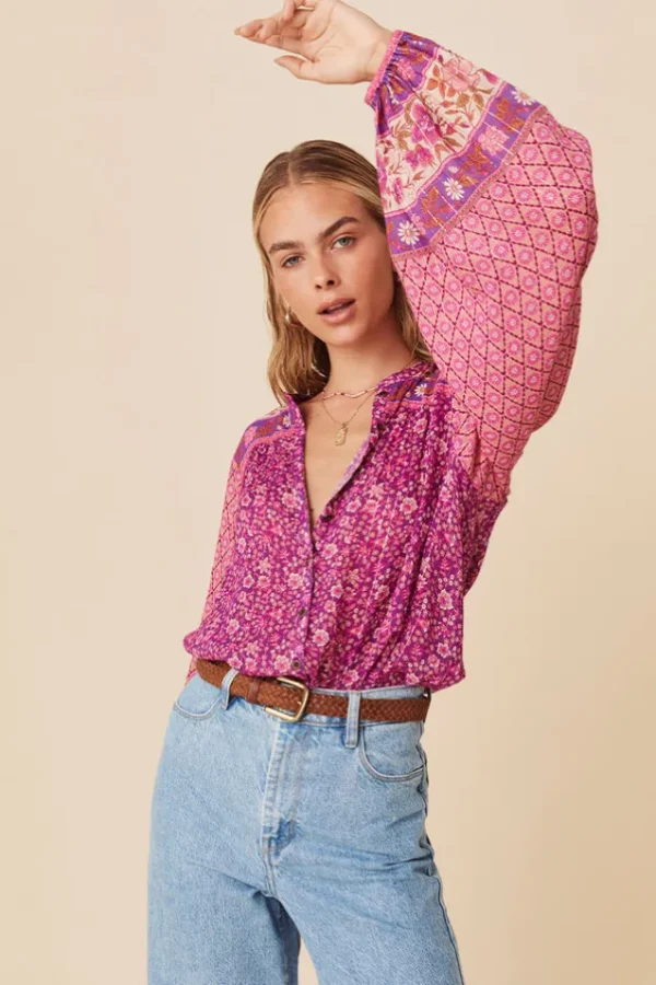 Fuchsia Sienna Blouse Sale