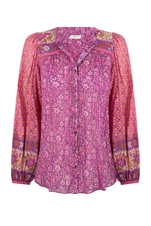 Fuchsia Sienna Blouse Sale