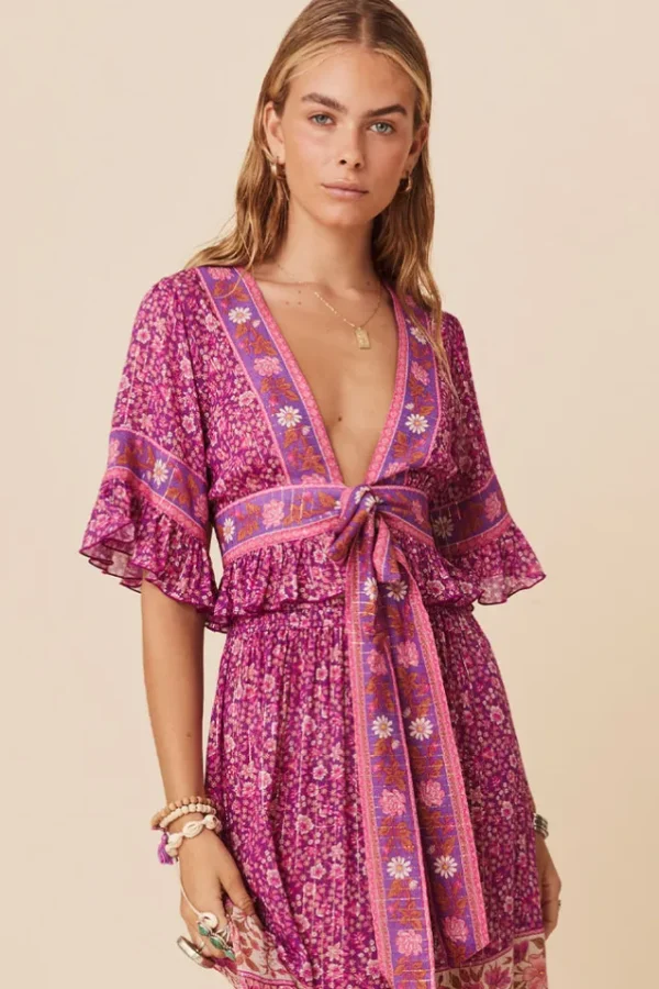 Fuchsia Sienna Cropped Blouse Fashion