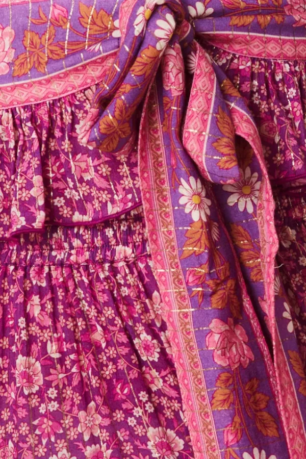 Fuchsia Sienna Cropped Blouse Sale