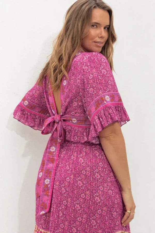 Fuchsia Sienna Cropped Blouse Sale