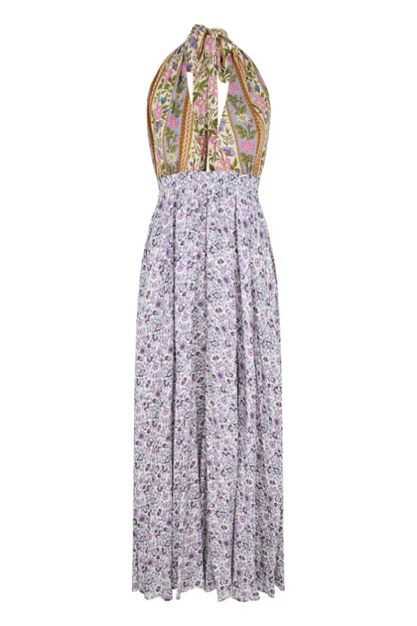 Lilac Sienna Halter Maxi Dress Cheap