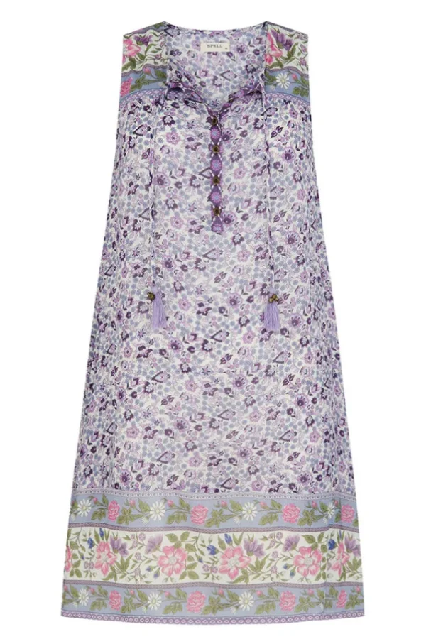 Lilac Sienna Sleeveless Tunic Dress Online