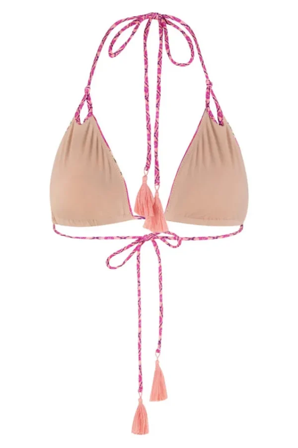 Fuchsia Sienna Tri Top Discount