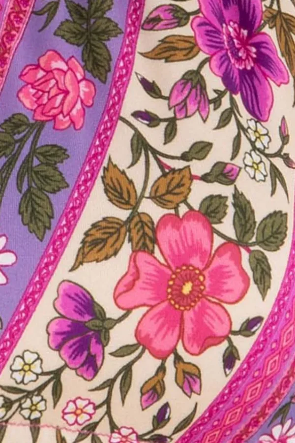 Fuchsia Sienna Tri Top Discount