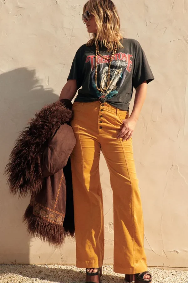Antique Tan Stevie Cord Pant Cheap