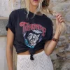 Charcoal Stormy River Biker Tee Cheap