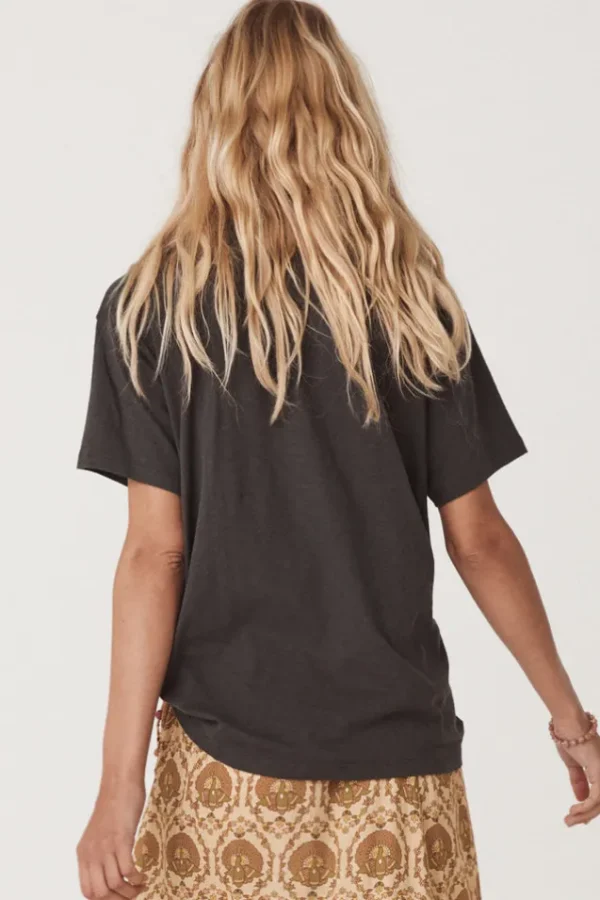Charcoal Stormy River Biker Tee Flash Sale