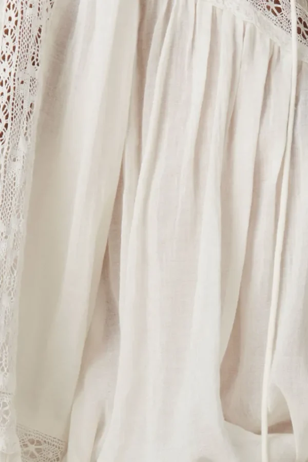 White Teodora Blouse Best Sale