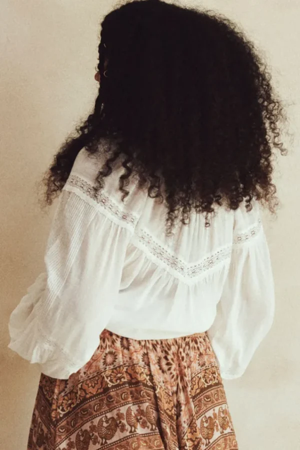 White Teodora Blouse Best Sale