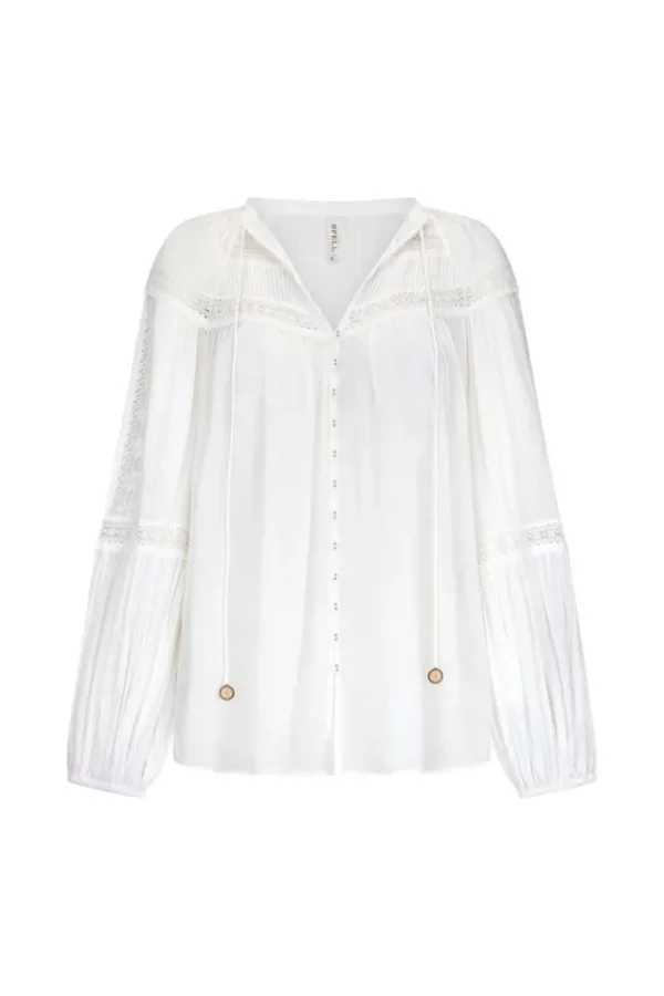 White Teodora Blouse Best Sale