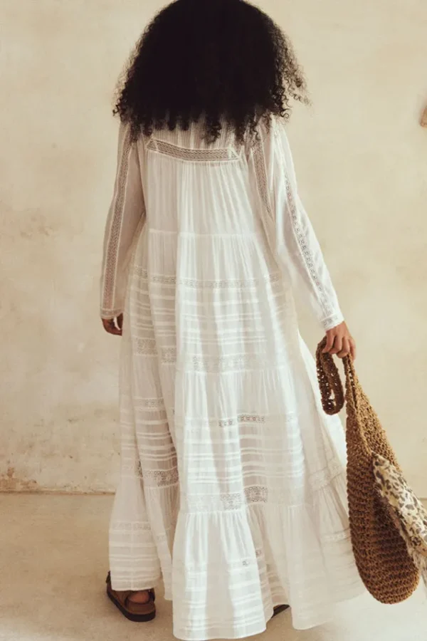 White Teodora Gown Sale