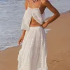 White Teodora Maxi Skirt Best Sale