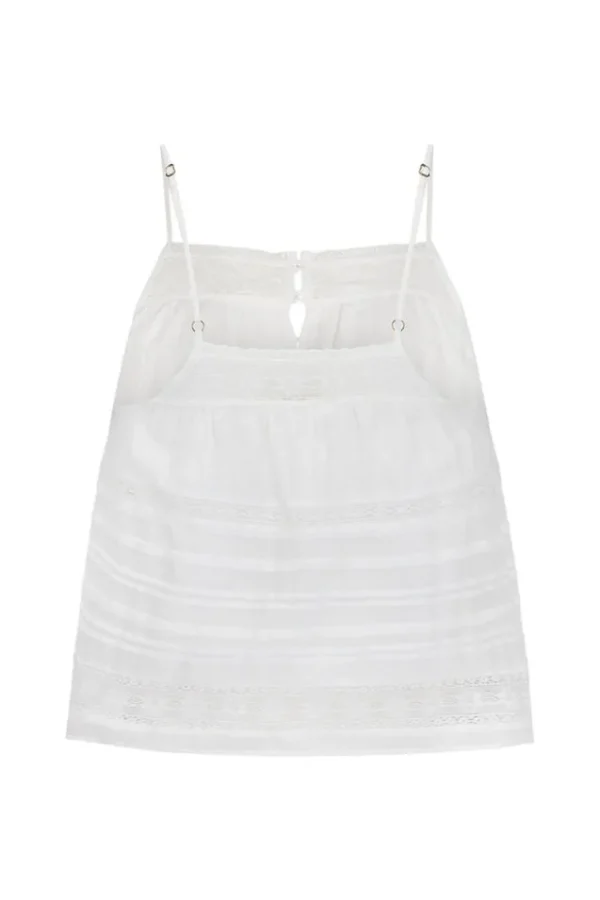 White Teodora Strappy Top Flash Sale
