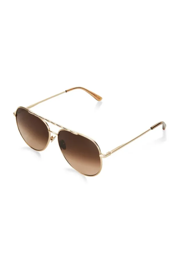 Gold Thelma Sunglasses Flash Sale